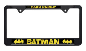 Batman Dark Knight Black 2026 License Plate Frame