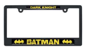 Batman Dark Knight Black 2026 License Plate Frame