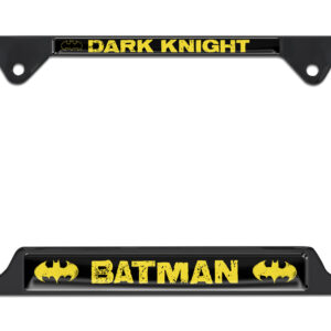 Batman Dark Knight Open Black 2026 License Plate Frame