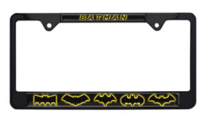 Batman Evolution Black 2026 License Plate Frame