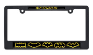 Batman Evolution Black 2026 License Plate Frame