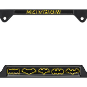 Batman Evolution Open Black 2026 License Plate Frame
