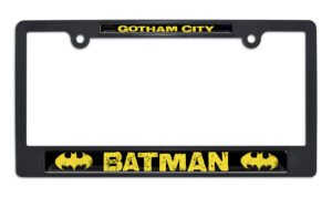 Batman Gotham City Black 2026 License Plate Frame