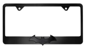 Batman Black Bat Black 2026 License Plate Frame