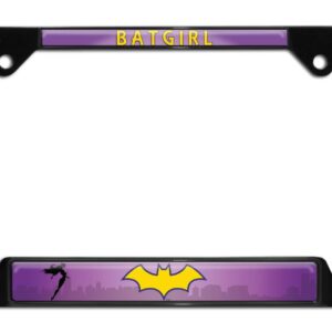 Batgirl Black Open 2026 License Plate Frame