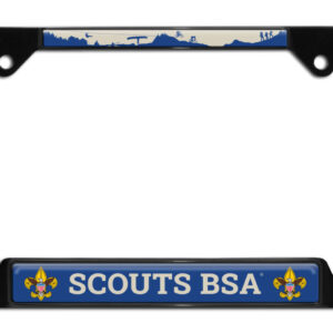 Scouting America Black Open Corner 2026 License Plate Frame
