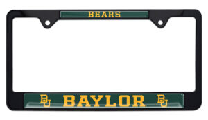 Baylor Bears Black 2026 License Plate Frame