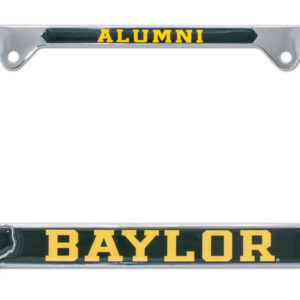 Baylor Alumni 2026 License Plate Frame with Texas Shape