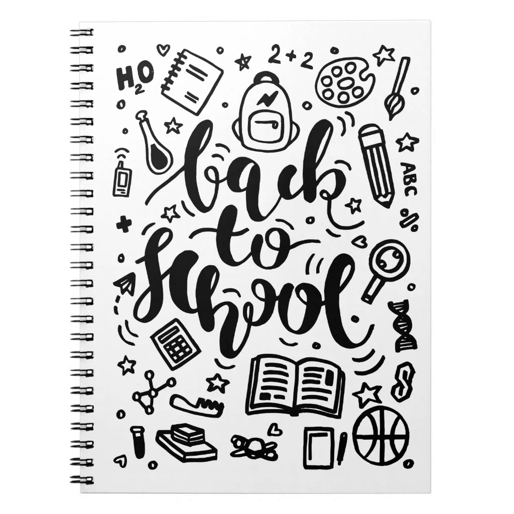 Back to School Education Notebook 1 Back to School Education Notebook