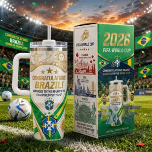 Brazil Global Soccer Event 2026 Round of 16 Qualification Tumbler