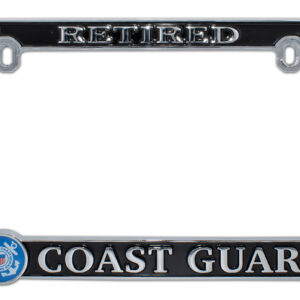 Coast Guard Retired 2026 License Plate Frame