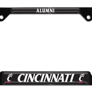 University of Cincinnati Bearcats Alumni Black Open Corner 2026 License Plate Frame