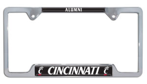 University of Cincinnati Bearcats Alumni Open Corner 2026 License Plate Frame