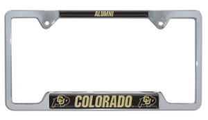 Colorado University Buffaloes Alumni Open Corner 2026 License Plate Frame