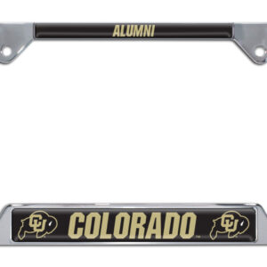 Colorado University Buffaloes Alumni Open Corner 2026 License Plate Frame