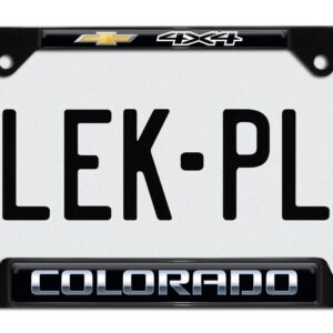 Colorado 4x4 Open Black 2026 License Plate Frame