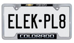 Colorado 4x4 Open 2026 License Plate Frame