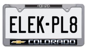 Colorado 4x4 Standard 2026 License Plate Frame