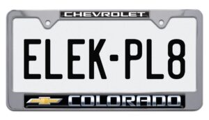Colorado Chevy Standard 2026 License Plate Frame