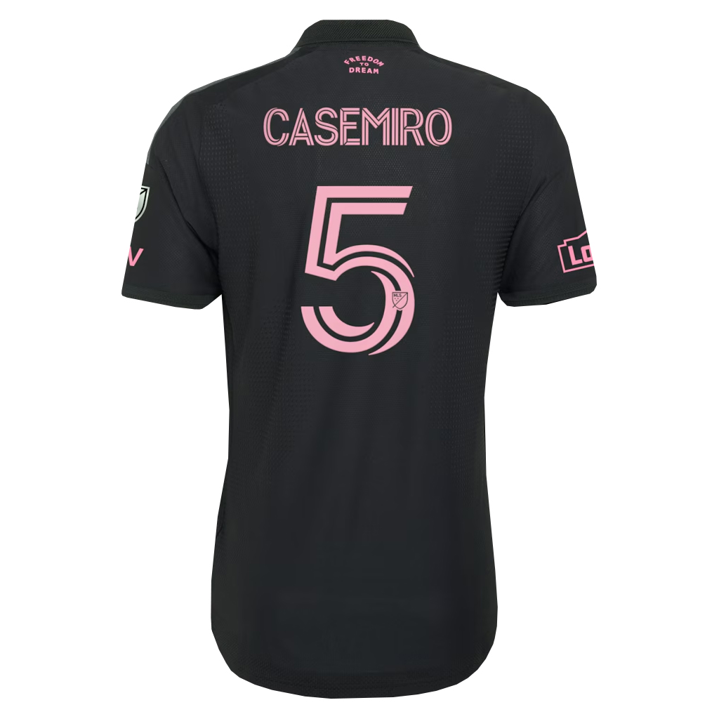 Carlos Casemiro Inter Miami CF 2026 Black Soccer Jersey for Soccer Fans 3 Carlos Casemiro Inter Miami CF 2026 Black Soccer Jersey for Soccer Fans - Image 3