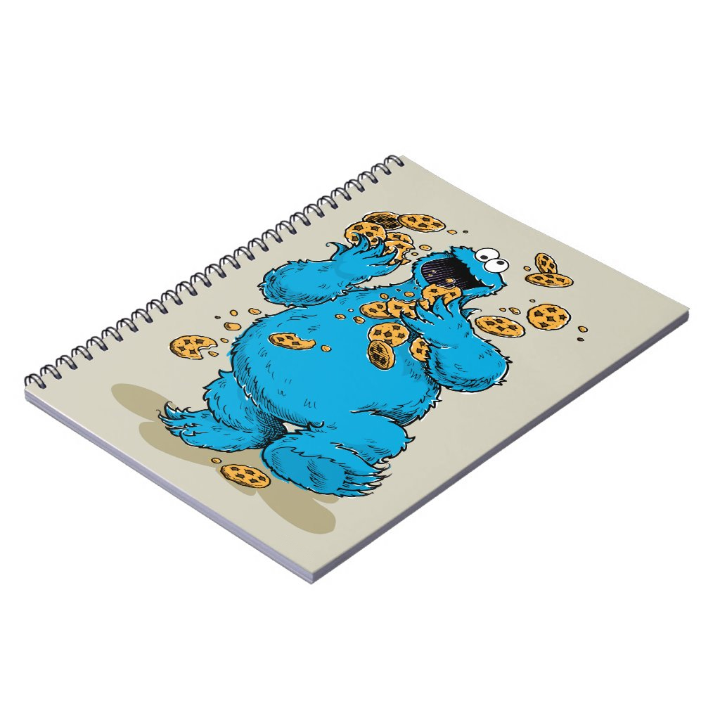 Cookie Monster Crazy Cookies Notebook 2 Cookie Monster Crazy Cookies Notebook