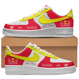 Custom Name And Number Formula One x Red Bull Shoes Sneakers for Formula 1 Fans