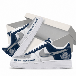 Custom Name Dallas Cowboys New Version 2026 How 'Bout Them Cowboys Shoes Sneakers for Football Fans