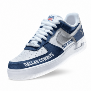 Custom Name Dallas Cowboys New Version 2026 Shoes Sneakers for Football Fans