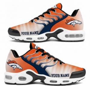 Custom Name Denver Broncos National Football League New Version 2026 Air Cushion Sneakers