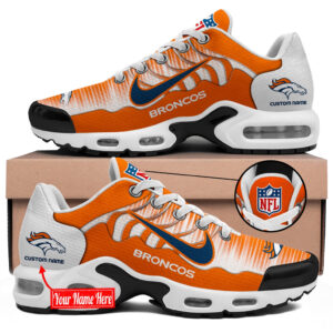 Custom Name Denver Broncos New Season 2026 Air Cushion Sneakers for Football Fans