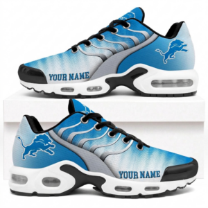 Custom Name Detroit Lions National Football League New Version 2026 Air Cushion Sneakers