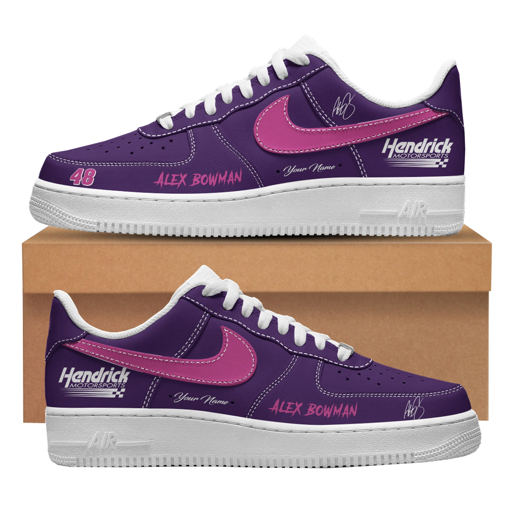 Custom Name Hendrick Motorsports Alex Bowman 2026 Air Force 1 Shoes Sneakers Version 1 for Racing Fans 1 Custom Name Hendrick Motorsports Alex Bowman 2026 Air Force 1 Shoes Sneakers Version 1 for Racing Fans