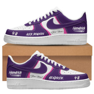 Custom Name Hendrick Motorsports Alex Bowman 2026 Air Force 1 Shoes Sneakers Version 2 for Racing Fans
