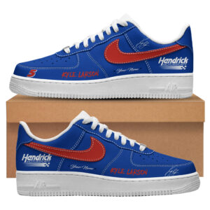Custom Name Hendrick Motorsports Kyle Larson 2026 Air Force 1 Shoes Sneakers Version 1 for Racing Fans