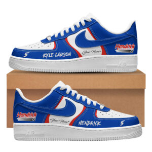 Custom Name Hendrick Motorsports Kyle Larson 2026 Air Force 1 Shoes Sneakers Version 2 for Racing Fans