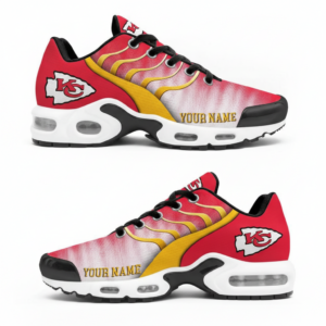 Custom Name Kansas City Chiefs National Football League New Version 2026 Air Cushion Sneakers