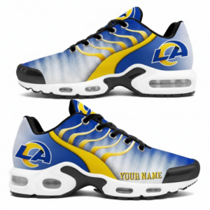 Custom Name Los Angeles Rams National Football League New Version 2026 Air Cushion Sneakers
