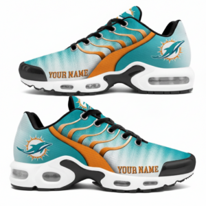 Custom Name Miami Dolphins National Football League New Version 2026 Air Cushion Sneakers