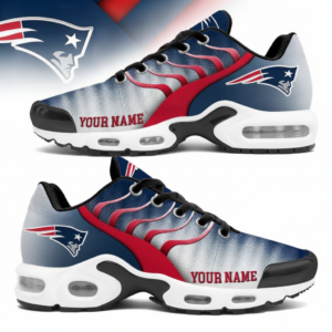 Custom Name New England Patriots National Football League New Version 2026 Air Cushion Sneakers