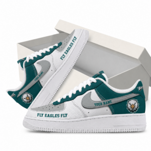Custom Name Philadelphia Eagles New Version 2026 Fly Eagles Fly Shoes Sneakers for Football Fans