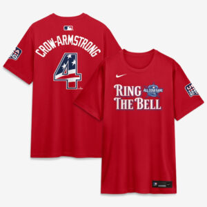 Custom Name and Number 2026 All Star Game National League Red Baseball Jersey for Baseball Fans