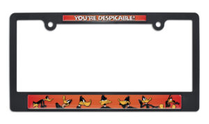 Daffy Duck Black 2026 License Plate Frame