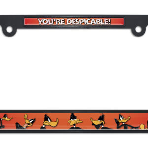 Daffy Duck Black 2026 License Plate Frame
