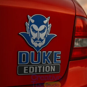 Duke Blue Devils Car Name Badge Emblem