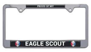 Eagle Scouts BSA Proud Parent Standard Size 2026 License Plate Frame