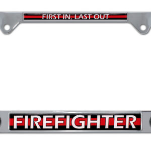 Firefighter 2026 License Plate Frame