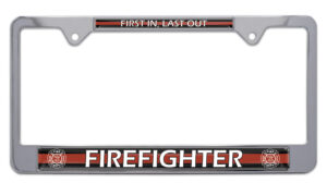 Firefighter 2026 License Plate Frame