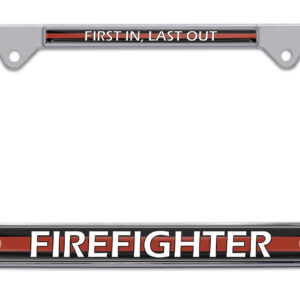 Firefighter 2026 License Plate Frame