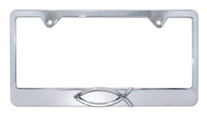 Christian Fish 2026 License Plate Frame