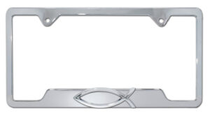 Christian Fish Open 2026 License Plate Frame